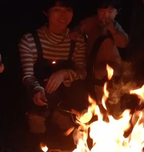 焚き火